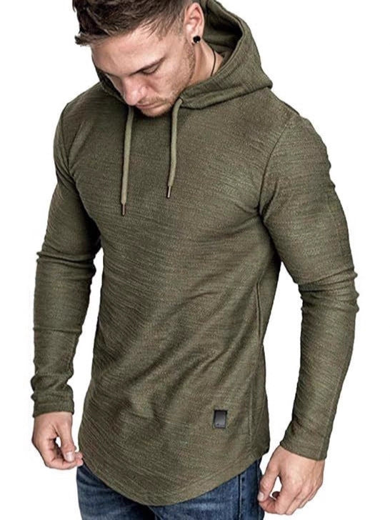 Mens Fashion Hoodies Fleece Long Sleeve Athletic Sweatshirt