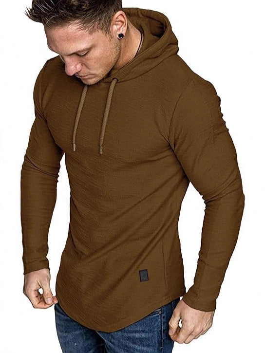 Mens Fashion Hoodies Fleece Long Sleeve Athletic Sweatshirt
